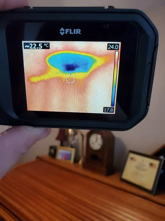 Thermal imaging inspection for water damage in Detroit Lakes